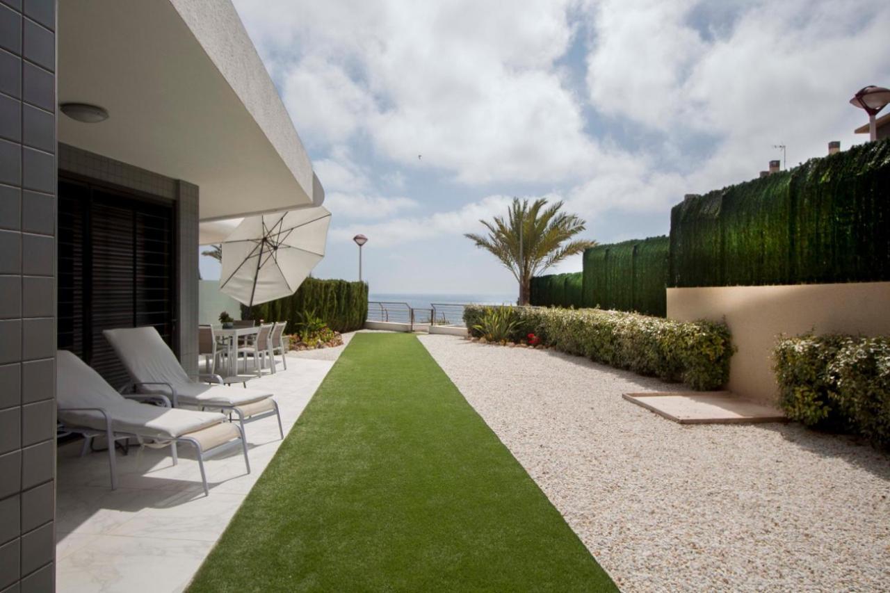 Infinity Luxury Sea View Apartment With Private Garden Arenales del Sol Dış mekan fotoğraf
