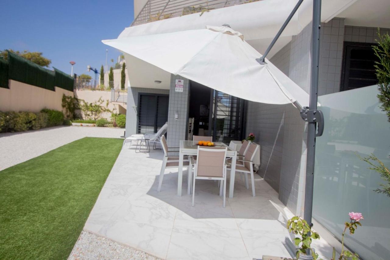 Infinity Luxury Sea View Apartment With Private Garden Arenales del Sol Dış mekan fotoğraf